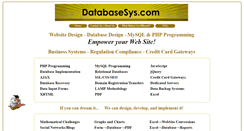 Desktop Screenshot of databasesys.com