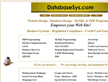Tablet Screenshot of databasesys.com